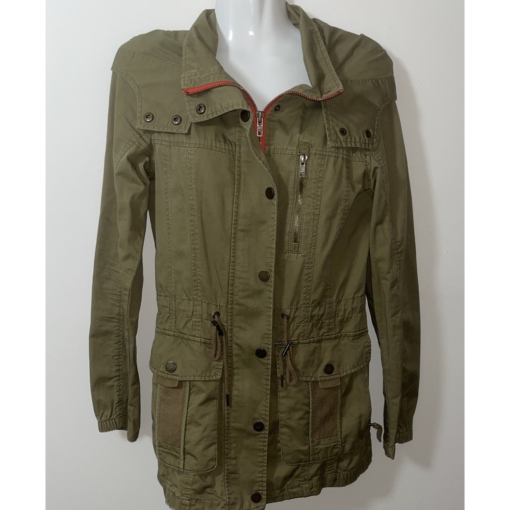 Garage Military‎ Parka XS Army Green Utility Jacket Hooded Gorpcore Safari Cargo